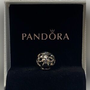 Pandora 925 & 14kt Gold Family Forever Charm